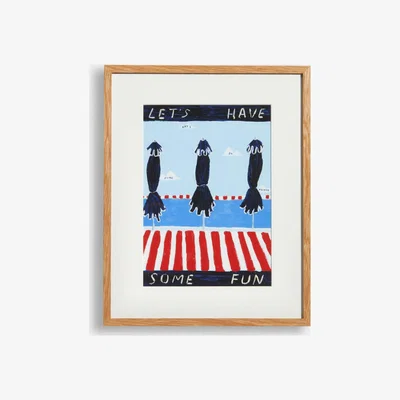 Soho Home Lucy Mahon Shoreditch Print, A4 Oak Frame