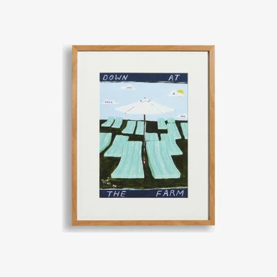 Soho Home Lucy Mahon Farmhouse Print, A4 Oak Frame