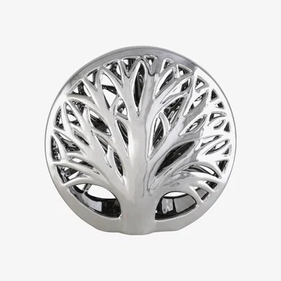 Teddy Beau Deco Home 31cm Tree Decoration Silver