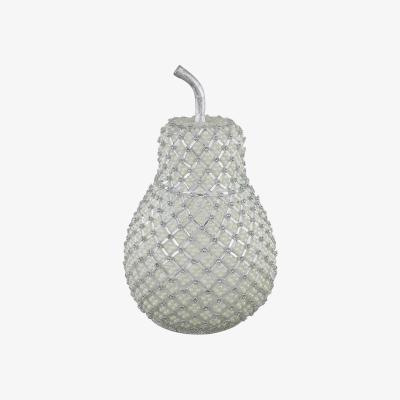 Teddy Beau Deco Home Pear Decoration With Ivory Pearl Detail