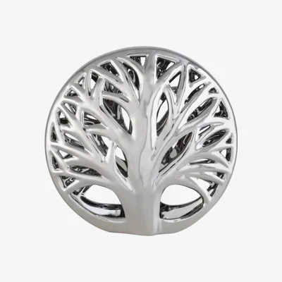 Teddy Beau Deco Home 22.5cm Tree Decoration Silver