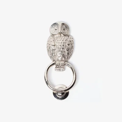 Teddy Beau Maison Reproductions Door Knocker / Chrome / Owl