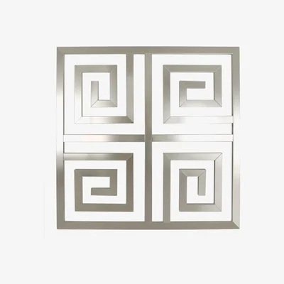 Teddy Beau Deco Home Avana 90x90 Champagne Mirror Wall Art / Mirror
