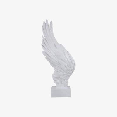 Teddy Beau Deco Home White Left Angel Wing Decor