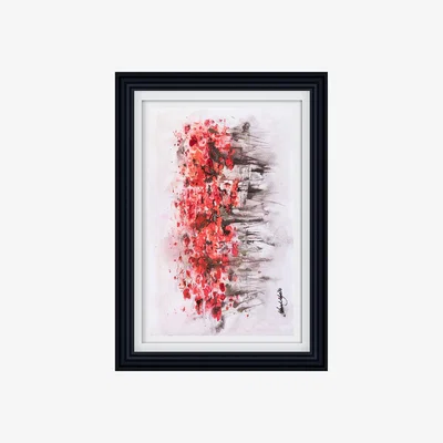 Tobias Oliver Urban Poppies Black - Medium