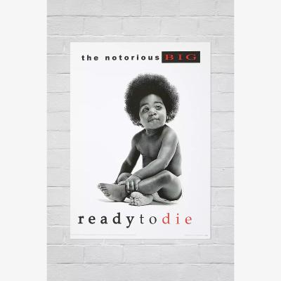 Urban Outfitters Urban Outfitters The Notorious B. I.G. 30x40 Poster - Black/White