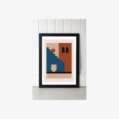 Urban Outfitters Fae Jay Midday Heat Wall Art Print - Black 2 at Urban Outfitters