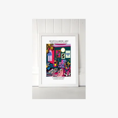 Urban Outfitters blanchouse London Wall Art Print - White UK 3 at Urban Outfitters