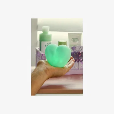 Urban Outfitters Urban Outfitters Colour Change Heart Lamp - White 9.2cm x 5.3cm