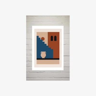 Urban Outfitters Fae Jay Midday Heat Wall Art Print - Assorted UK 3 at Urban Outfitters