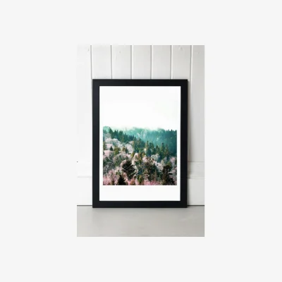 Urban Outfitters 83 Oranges New Dawn Wall Art Print - Black UK 3 at Urban Outfitters