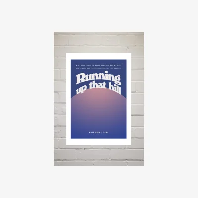 Urban Outfitters Up That Hill Wall Art Print - Assorted UK 3 at Urban Outfitters