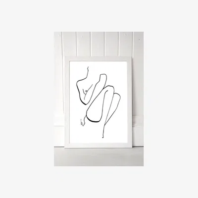 Urban Outfitters Joanna Mudrowska Calm Wall Art Print - White 1 at Urban Outfitters