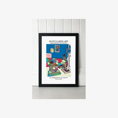 Urban Outfitters blanchouse Tokyo Wall Art Print - Black 1 at Urban Outfitters