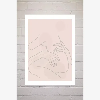 Urban Outfitters Flower Love Child The Lovers Wall Art Print - Assorted 1 at Urban Outfitters