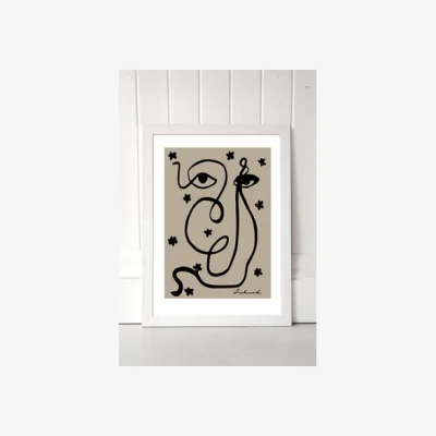 Urban Outfitters Hali Igwelaezoh Abstract Wall Art Print - White 2 at Urban Outfitters