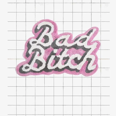 Urban Outfitters Urban Outfitters Bad B*tch Bath Mat - Purple ALL