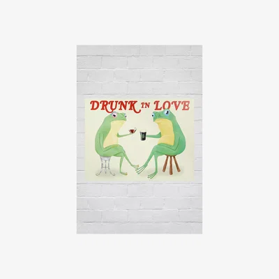 Urban Outfitters Danny Issues UO Exclusive Drunk In Love 30x40 Print at Urban Outfitters