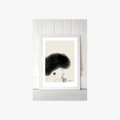 Urban Outfitters Hali Igwelaezoh Hot Girl Juice Wall Art Print - White 2 at Urban Outfitters