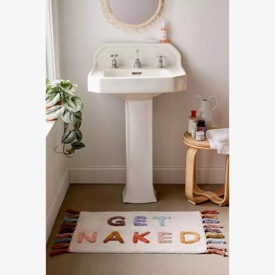 Urban Outfitters Multi-Colour Get Naked Tassel Bath Mat - Assorted ALL at Urban Outfitters