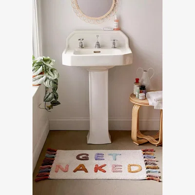 Urban Outfitters Multi-Colour Get Naked Tassel Bath Mat - Assorted ALL at Urban Outfitters