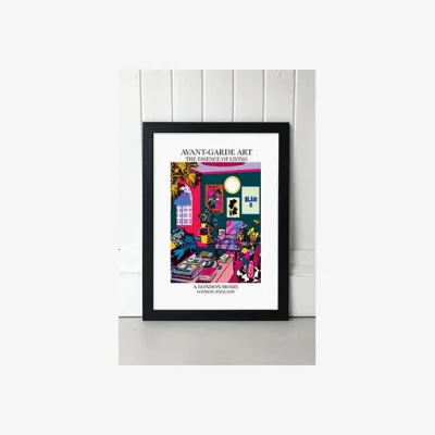 Urban Outfitters blanchouse London Wall Art Print - Black UK 3 at Urban Outfitters