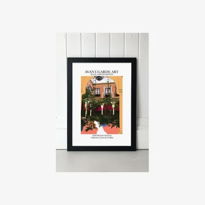 Urban Outfitters blanchouse Seville Wall Art Print - Black UK 3 at Urban Outfitters