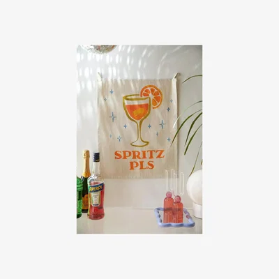 Urban Outfitters Urban Outfitters Spritz Pls Wall Hanging - Orange ALL