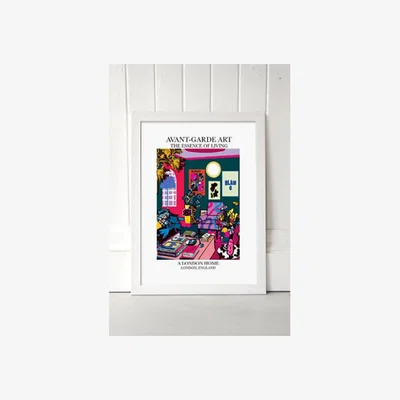 Urban Outfitters blanchouse London Wall Art Print - White 1 at Urban Outfitters