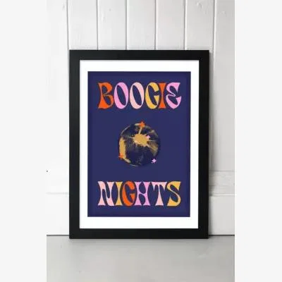 Urban Outfitters Urban Outfitters Boogie Nights Wall Art Print - Black Frame UK 3
