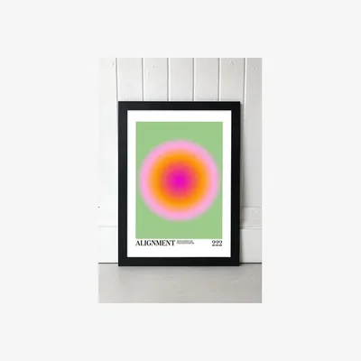 Urban Outfitters Alignment Wall Art Print - Black 2 at Urban Outfitters