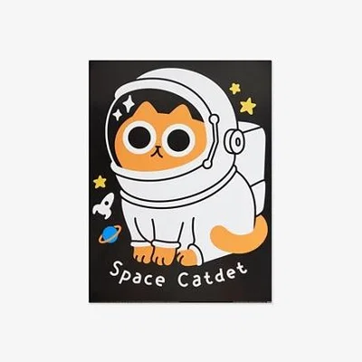 Urban Outfitters Obinsun Space Cadet 30x40 Wall Art Print - Black at Urban Outfitters
