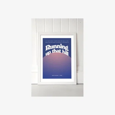 Urban Outfitters Up That Hill Wall Art Print - White 2 at Urban Outfitters