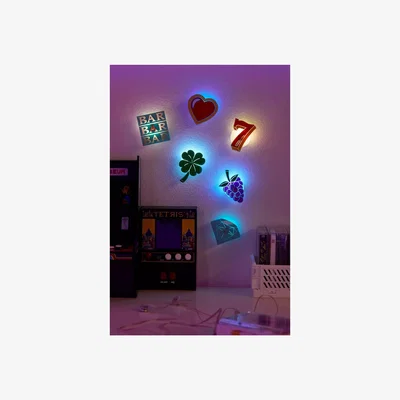 Urban Outfitters Urban Outfitters Casino LED Light Set L: 5.6cm x W: 2cm x H: 6.6cm