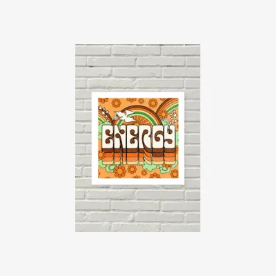 Urban Outfitters Golden Daze Energy Wall Art Print - Assorted 1 at Urban Outfitters