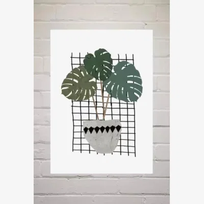 Urban Outfitters Seventy Tree Monstera Wall Art Print - Assorted 2 at Urban Outfitters