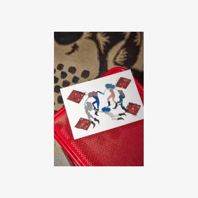 Urban Outfitters Urban Outfitters x TuftLuck UO x TUFTLUCK Dance Diamond A4 Print ALL