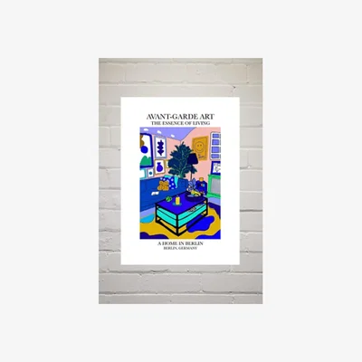 Urban Outfitters blanchouse Berlin Wall Art Print - Assorted UK 3 at Urban Outfitters