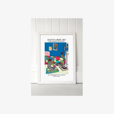 Urban Outfitters blanchouse Tokyo Wall Art Print - White 1 at Urban Outfitters