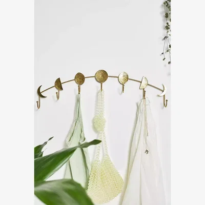 Urban Outfitters Moon Phases Multi-Hook - Gold ALL at Urban Outfitters