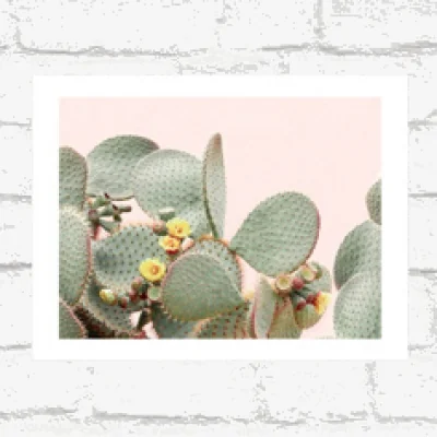 Urban Outfitters Sisi & Seb Bloom Cactus Wall Art Print - Assorted 1 at Urban Outfitters