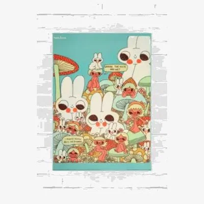 Urban Outfitters THE BURGERBABIE Where The F*ck Are We 30x40 Wall Art Print at Urban Outfitters