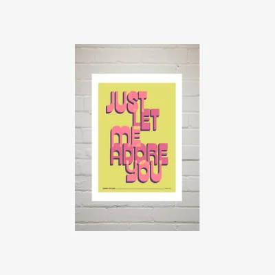 Urban Outfitters Adore You Wall Art Print - Assorted 2 at Urban Outfitters