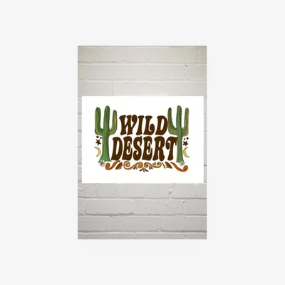 Urban Outfitters Golden Daze Wild Desert Wall Art Print - Assorted 1 at Urban Outfitters