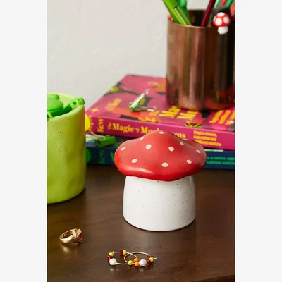 Urban Outfitters Mushroom Trinket Box - Red ALL at Urban Outfitters