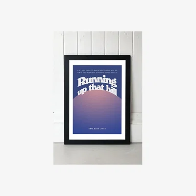 Urban Outfitters Up That Hill Wall Art Print - Black 2 at Urban Outfitters