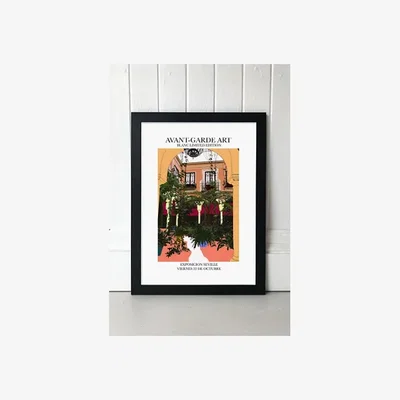 Urban Outfitters blanchouse Seville Wall Art Print - Black 1 at Urban Outfitters