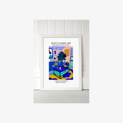 Urban Outfitters blanchouse Berlin Wall Art Print - White 2 at Urban Outfitters