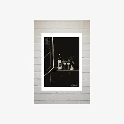 Urban Outfitters Hali Igwelaezoh Wine & Friends Wall Art Print - Assorted 2 at Urban Outfitters