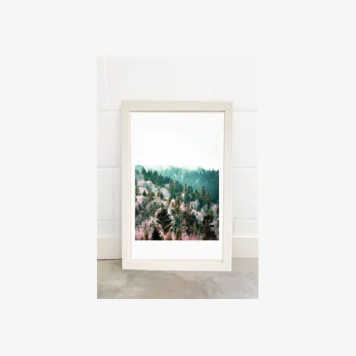Urban Outfitters 83 Oranges New Dawn Wall Art Print - White UK 3 at Urban Outfitters